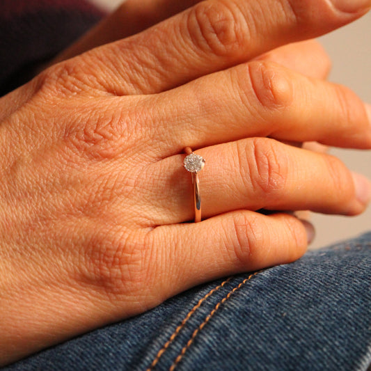 Solitaire JUPITER Diamant 0,50 ct