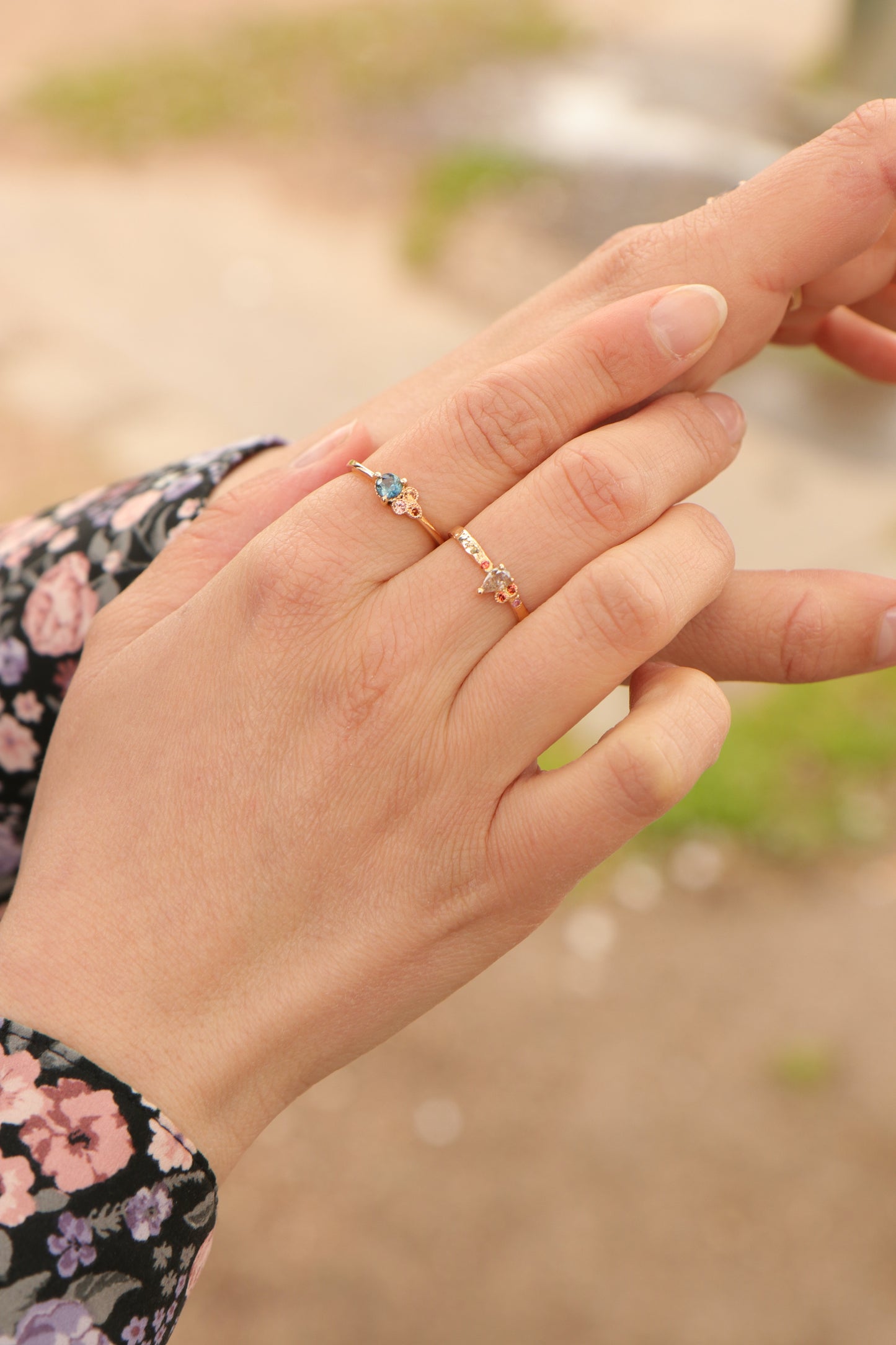 Bague Diamant brun 0,24 CT.