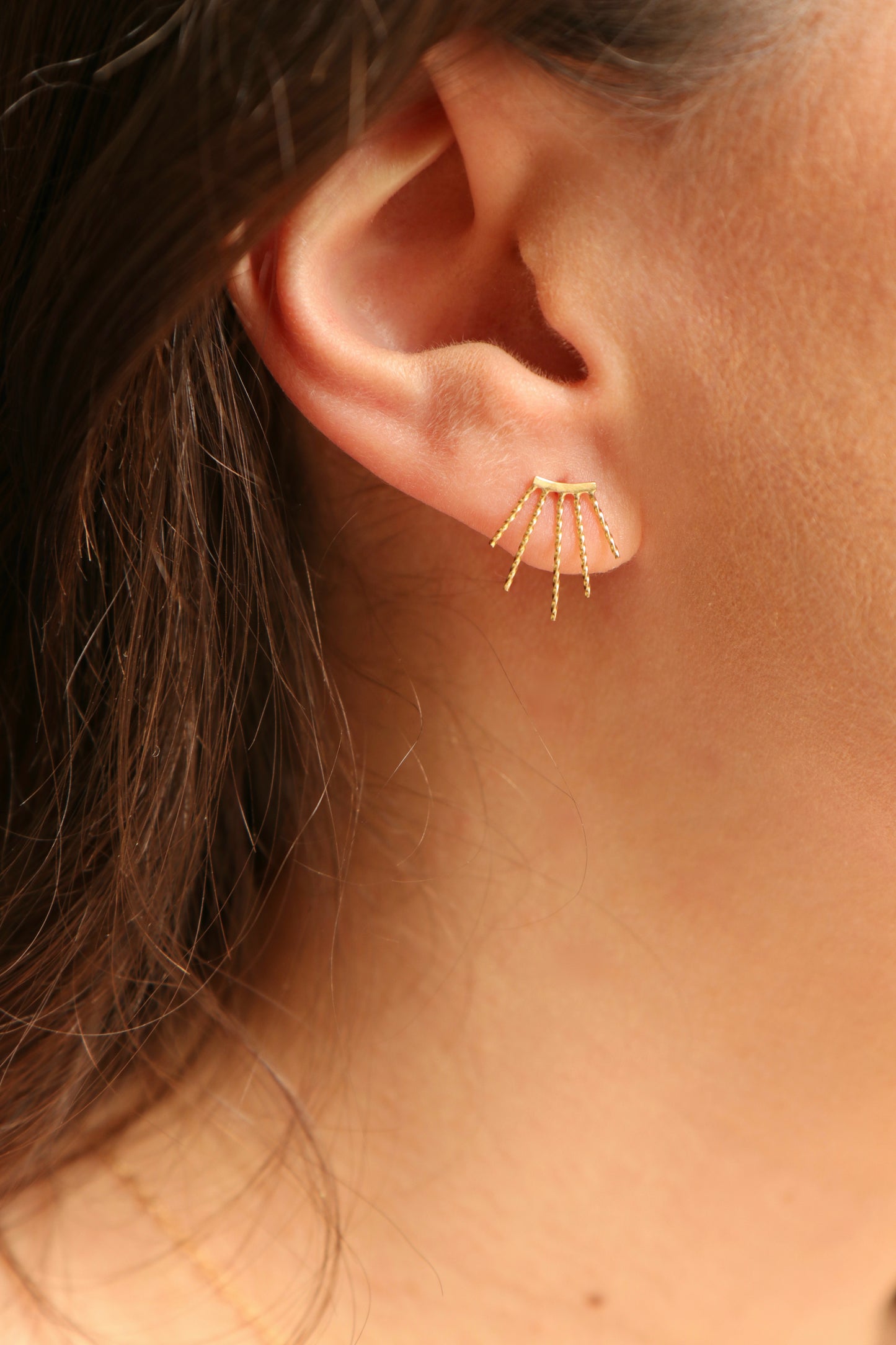 Boucles d’oreilles Hélios en or 750