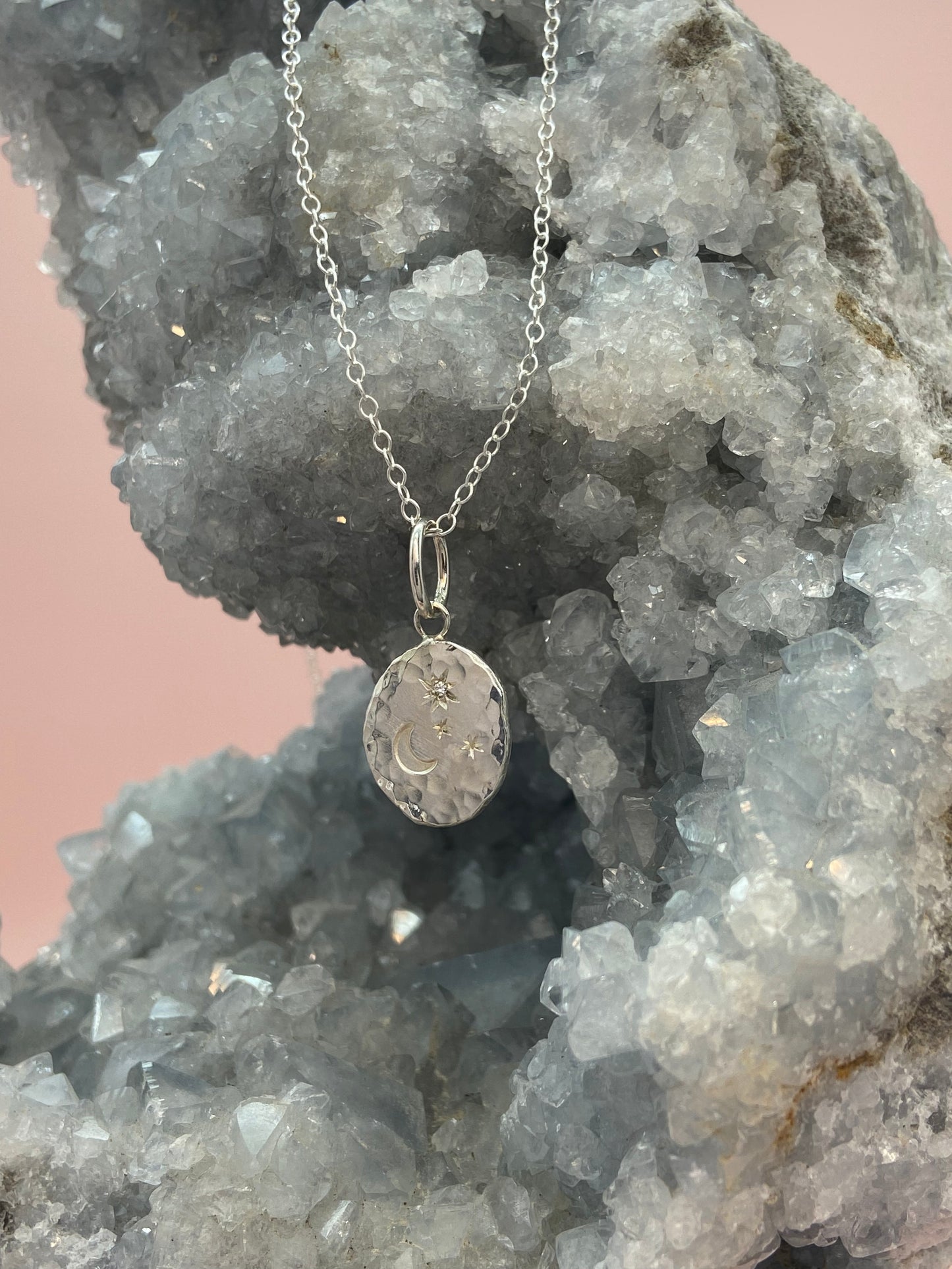 Collier Aster Moon Silver