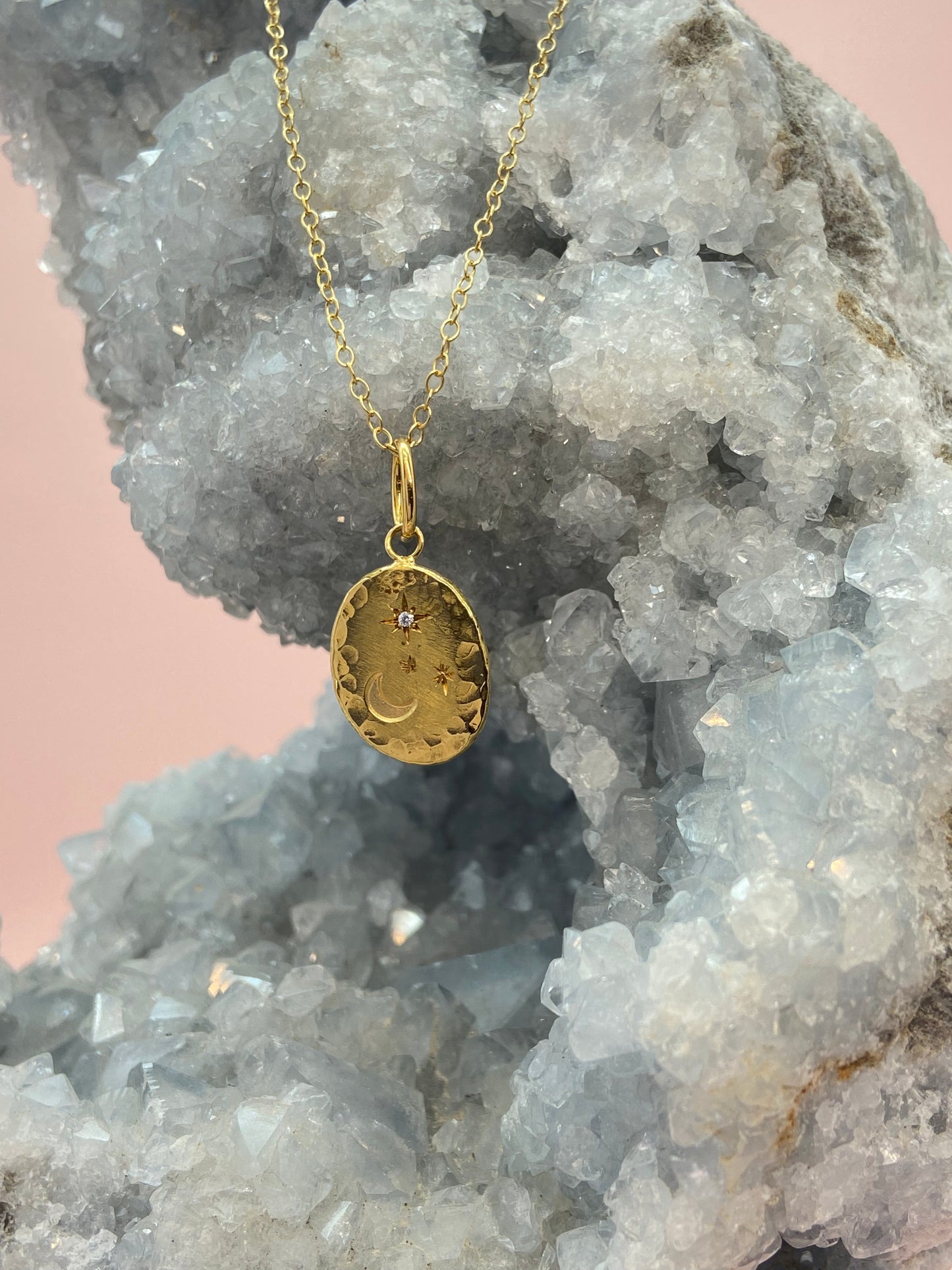 Collier Aster Moon Silver