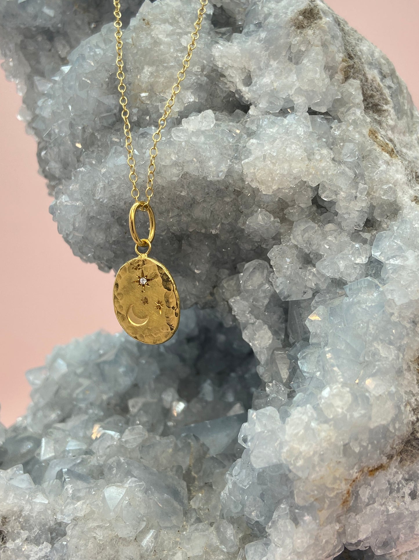 Collier Aster Moon Silver