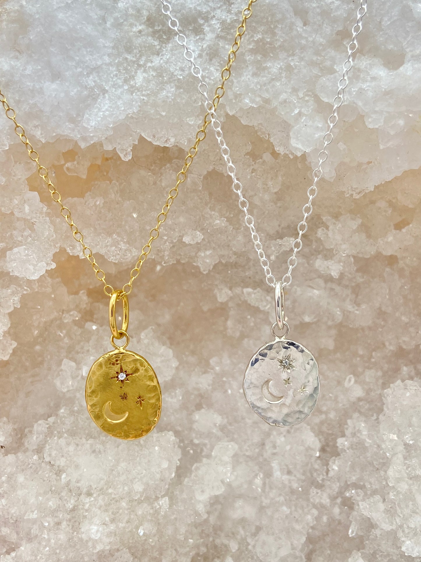 Collier Aster Moon Silver