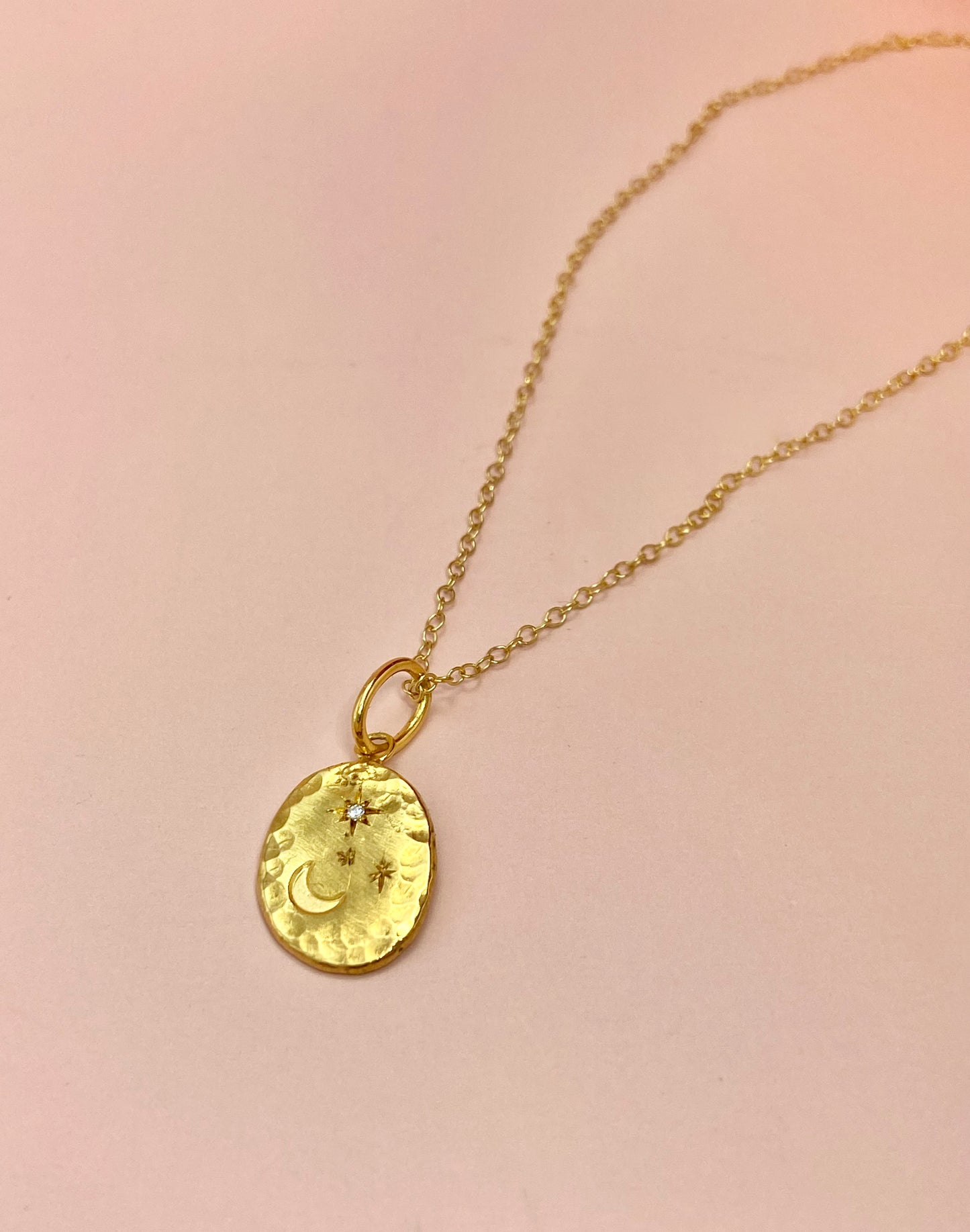 Collier Aster Moon Silver