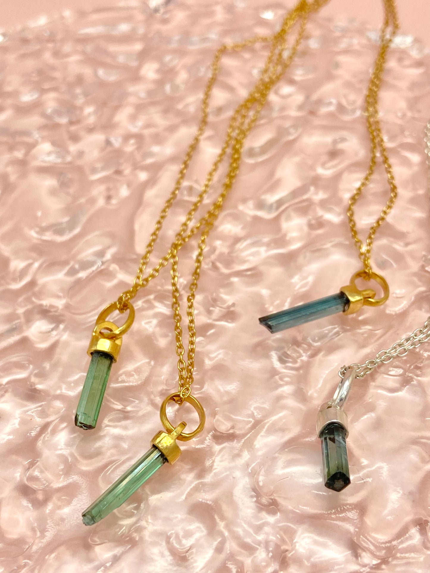 Collier Crystal - Tourmaline verte