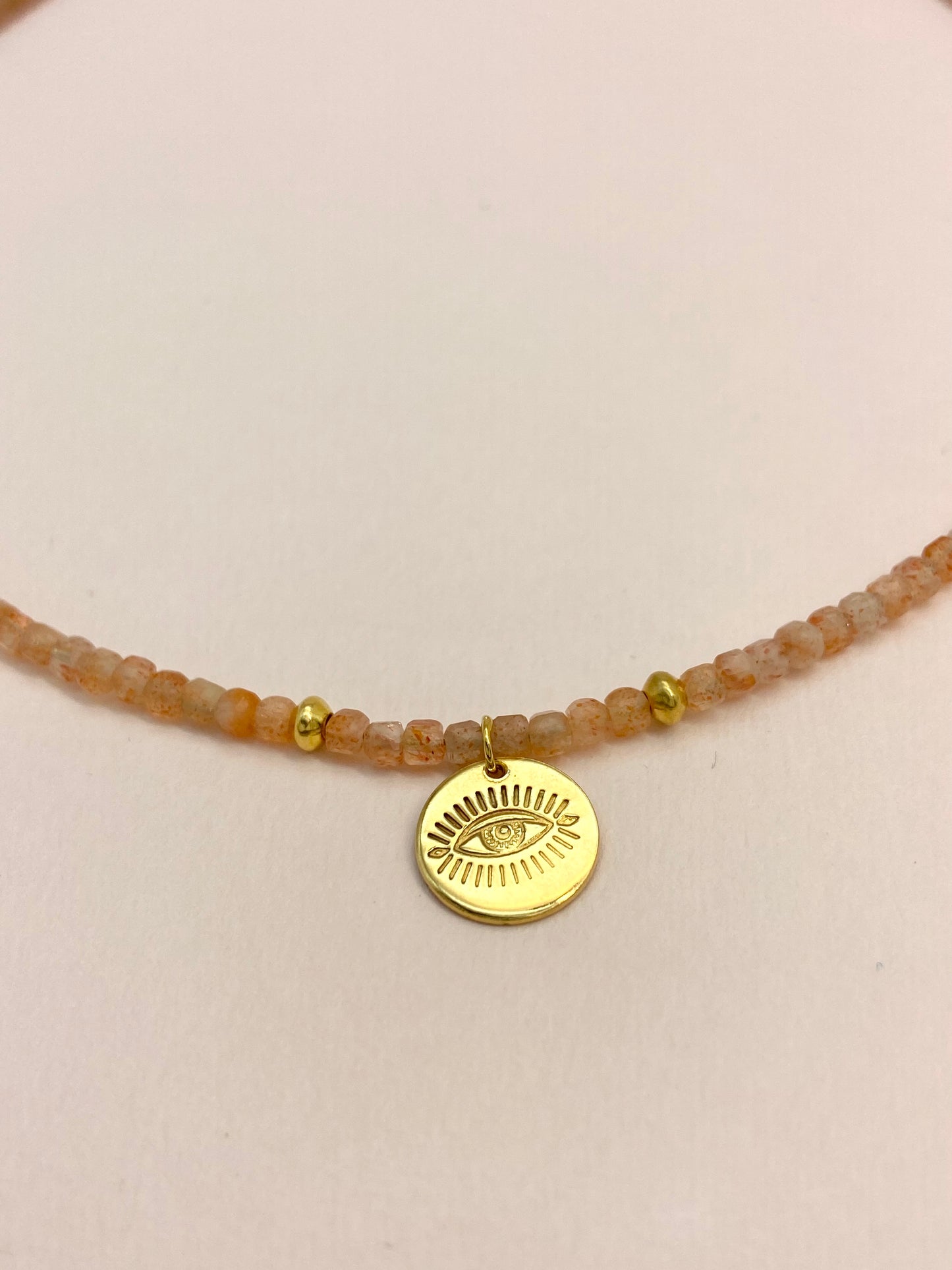 Collier EYE Sunstone