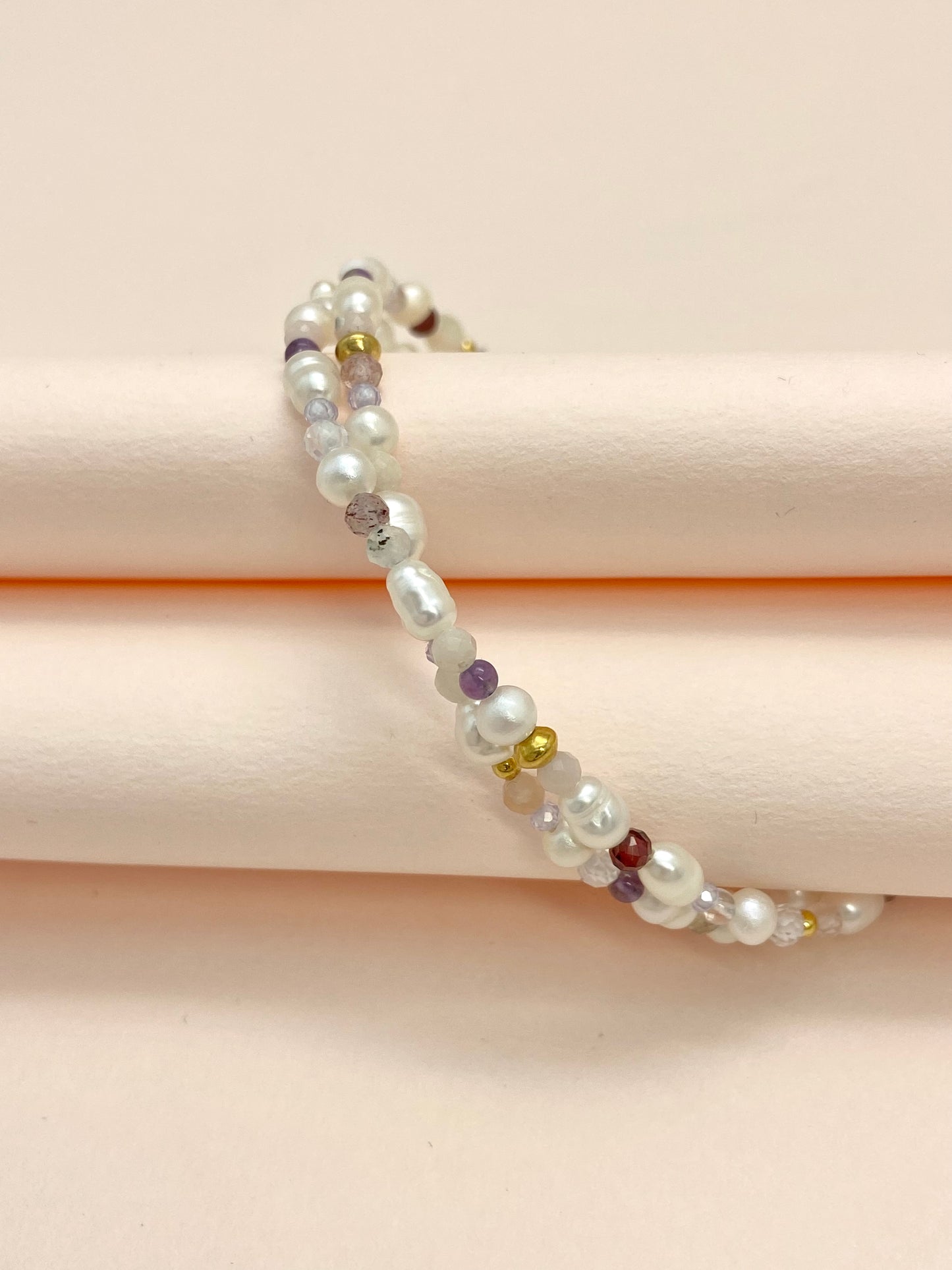 Collier / Bracelet double SATURNE
