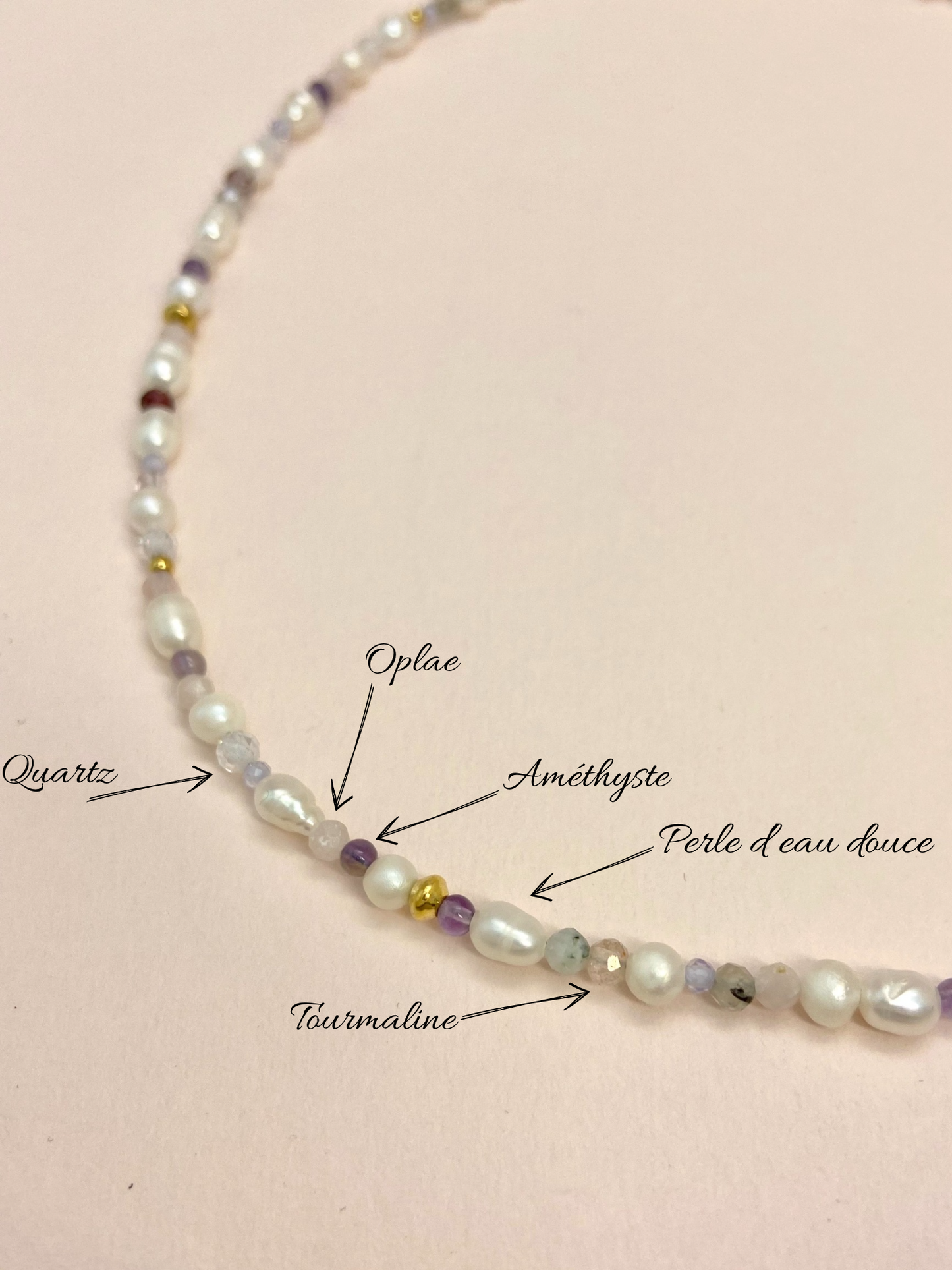 Collier / Bracelet double SATURNE