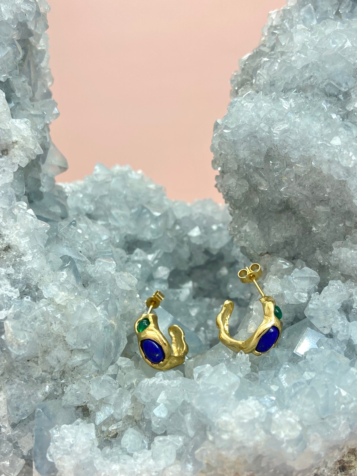 Créoles CALIPSO - Lapis Lazuli