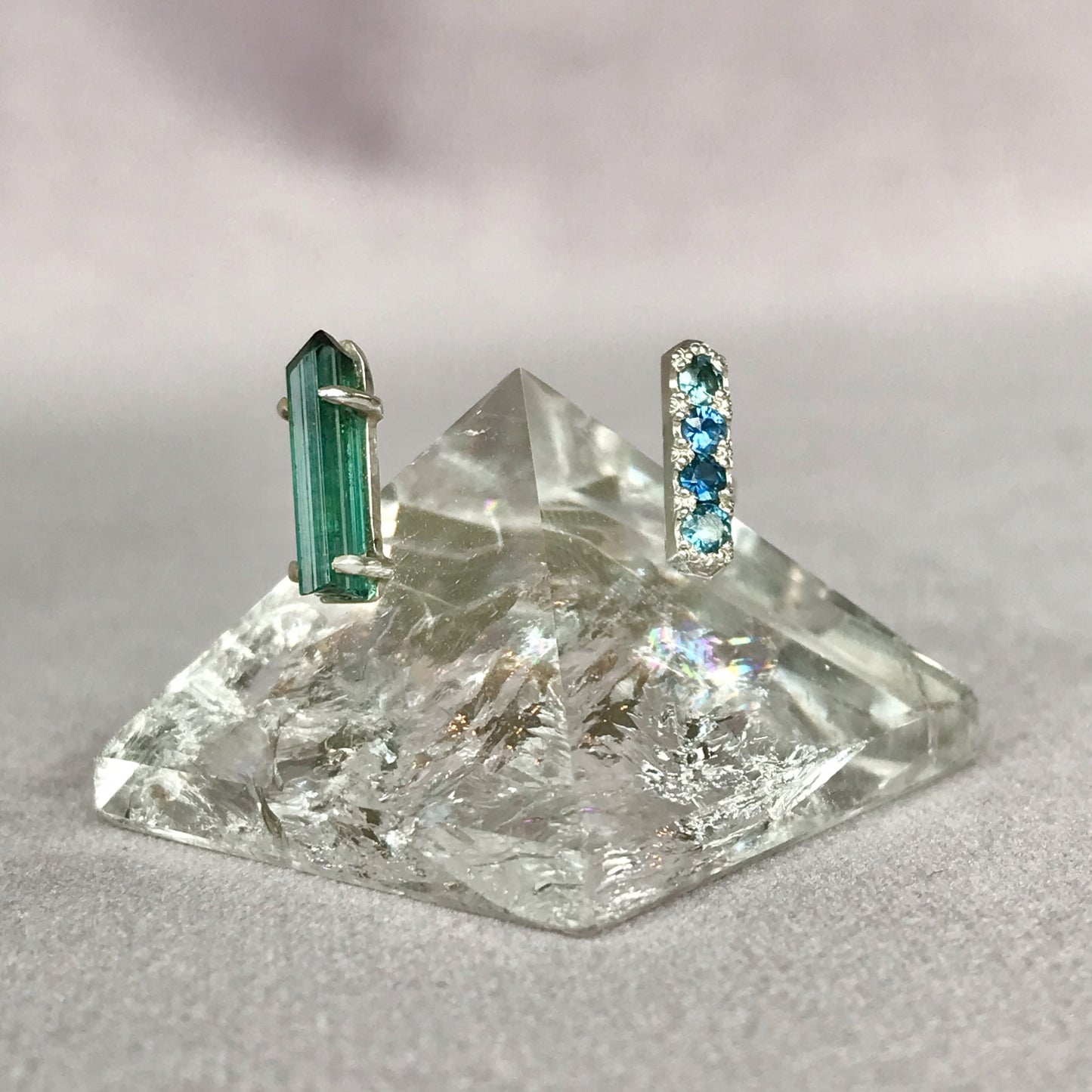 CRYSTAL Bague Saphirs