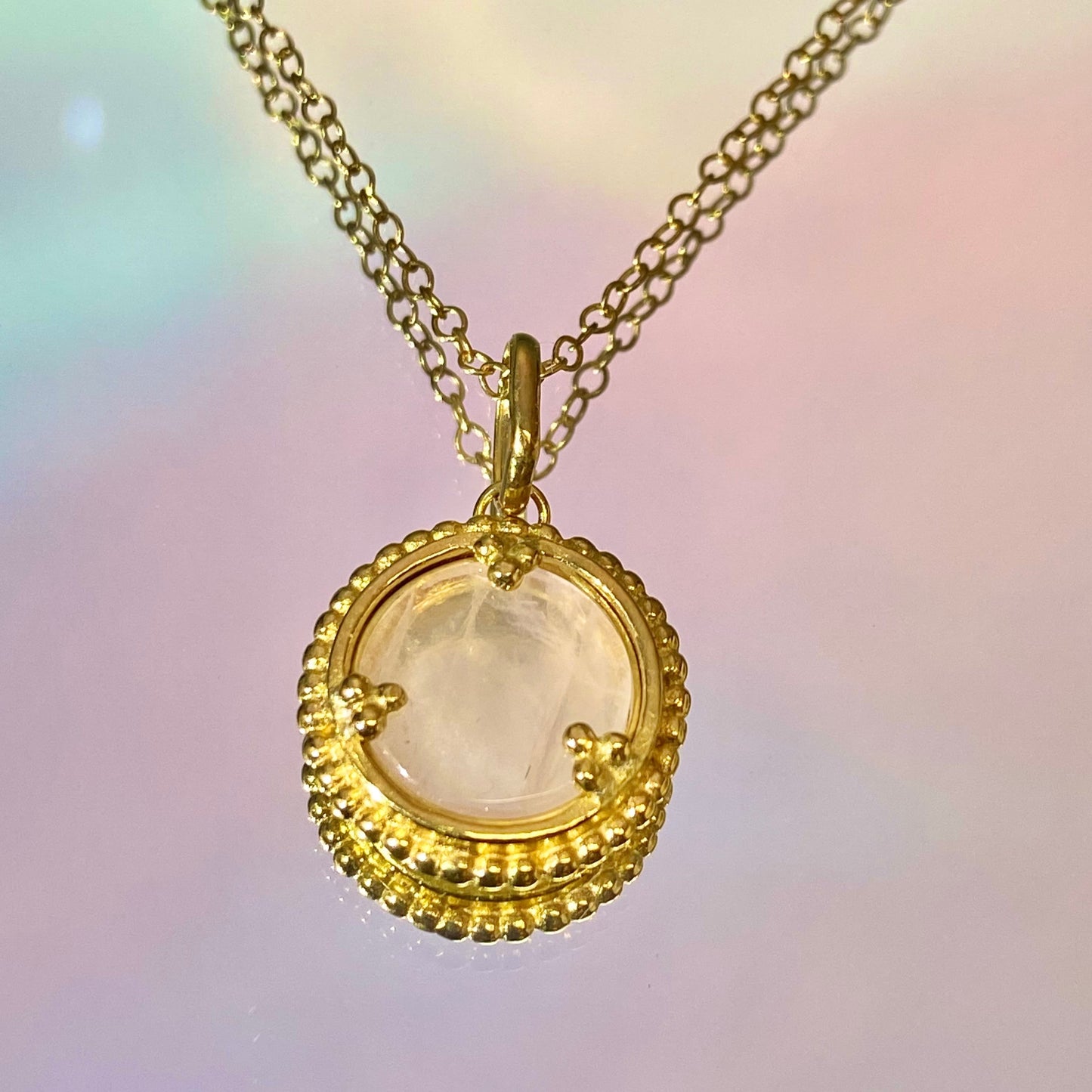 Collier OPUS - Quartz Rose