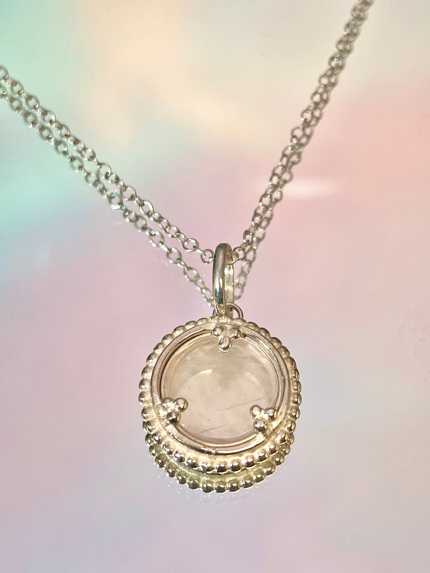 Collier OPUS - Quartz Rose