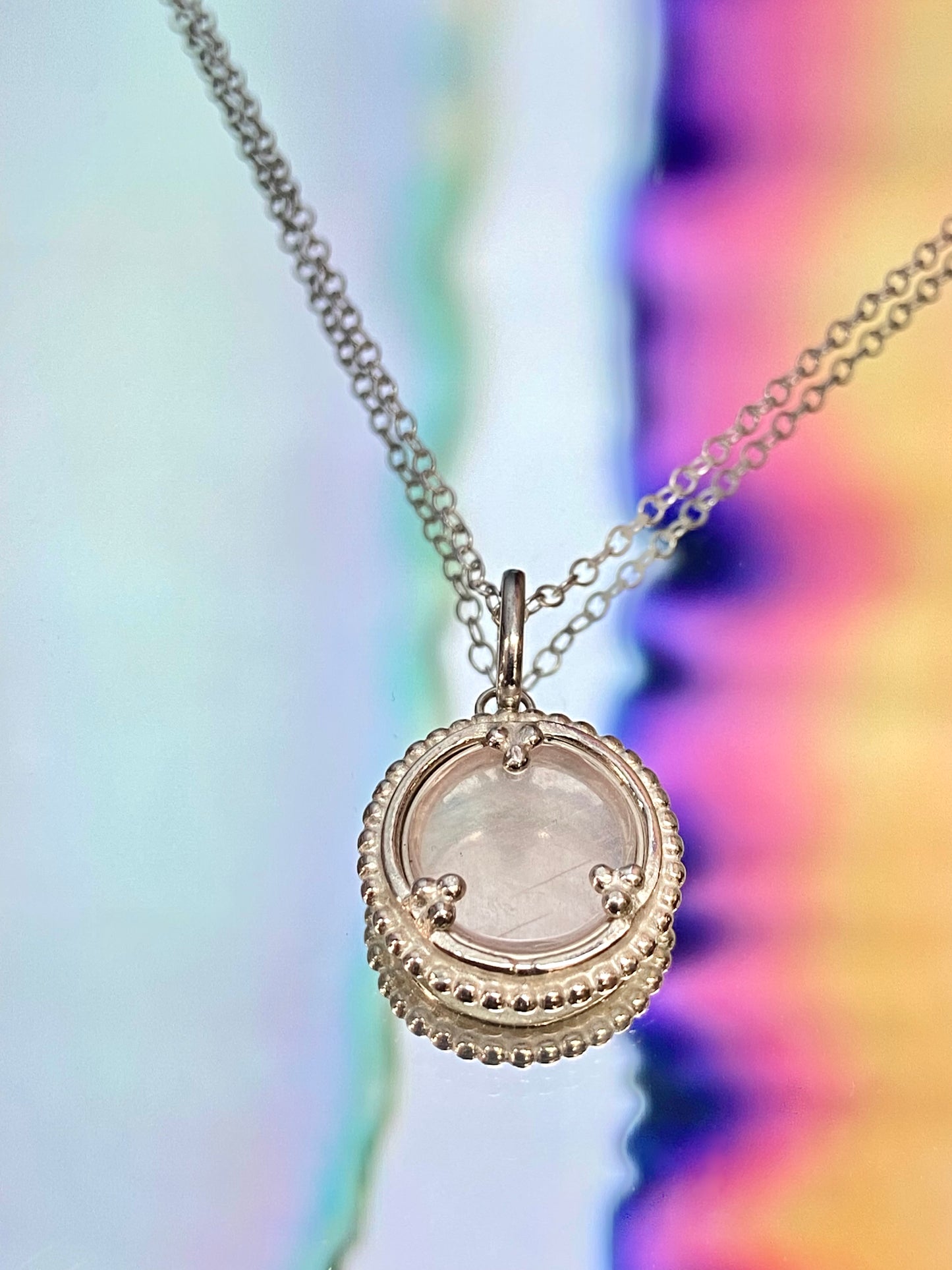 Collier OPUS - Quartz Rose