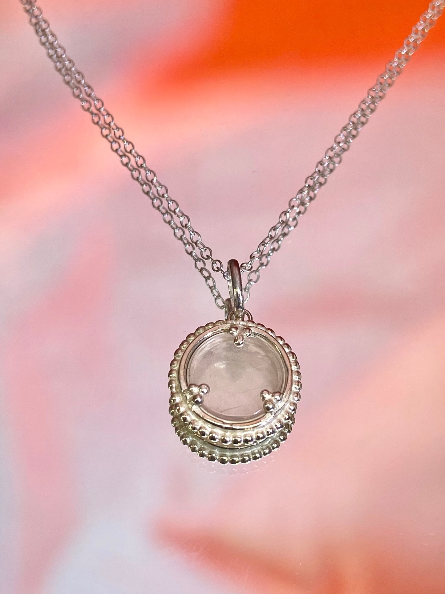 Collier OPUS - Quartz Rose