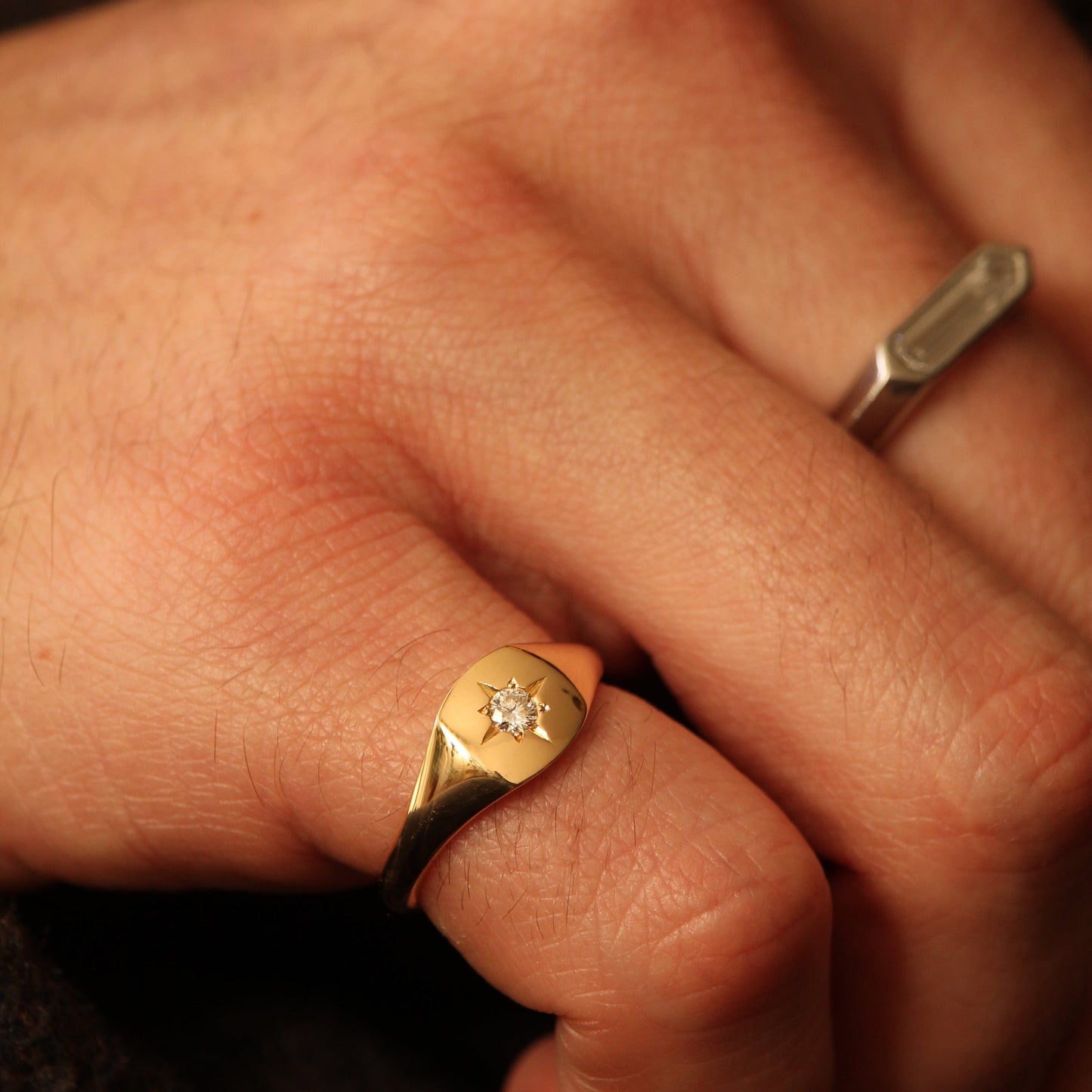 Chevalière ORIS Diamant