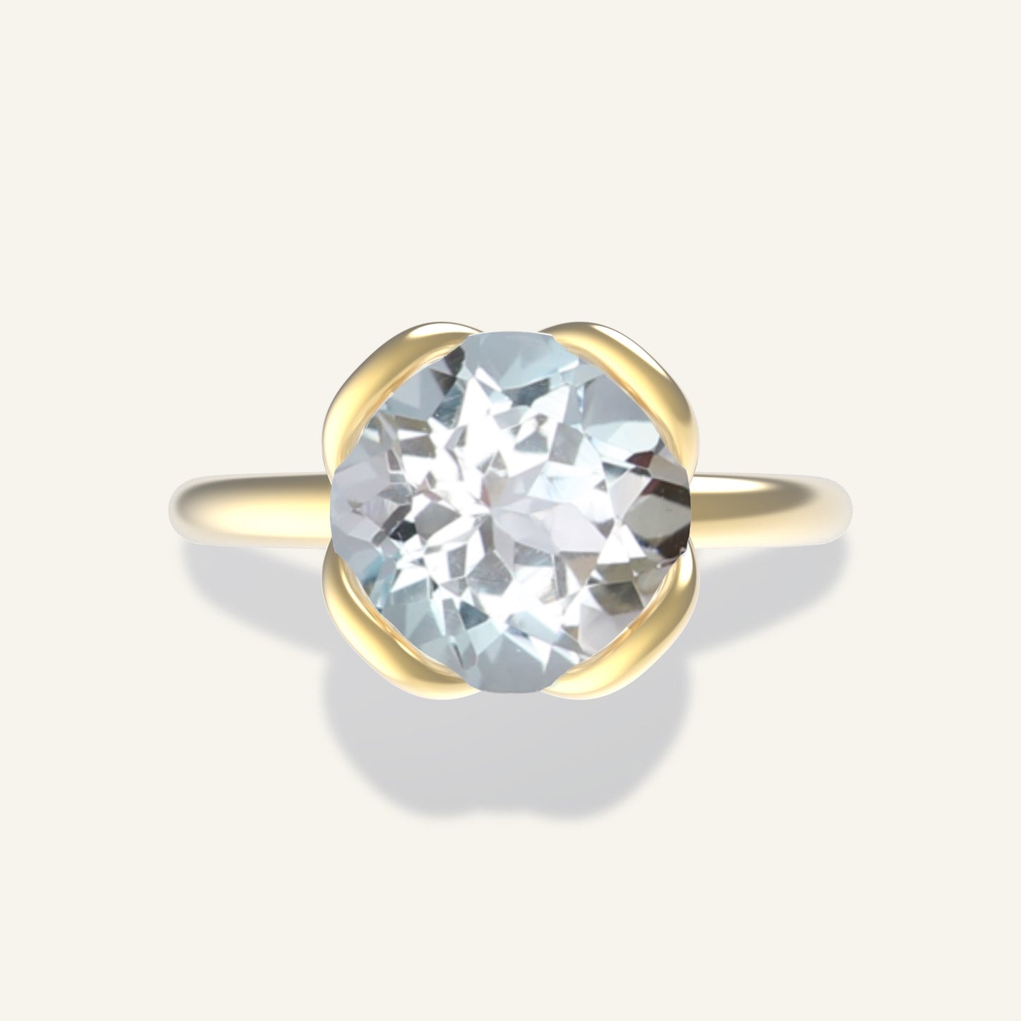 Bague ROSARIS 2 carrat  - Personnalisable