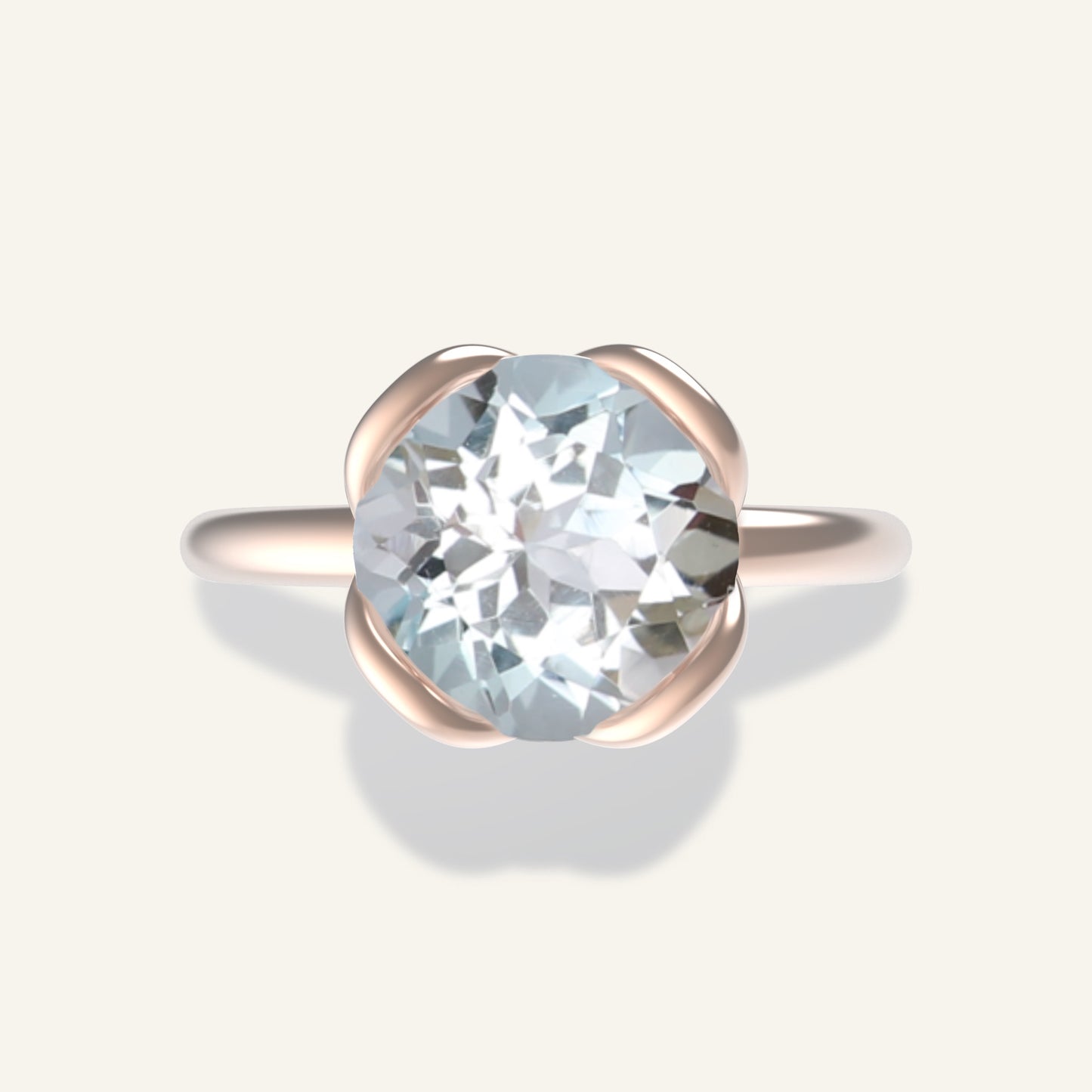 Bague ROSARIS 2 carrat  - Personnalisable