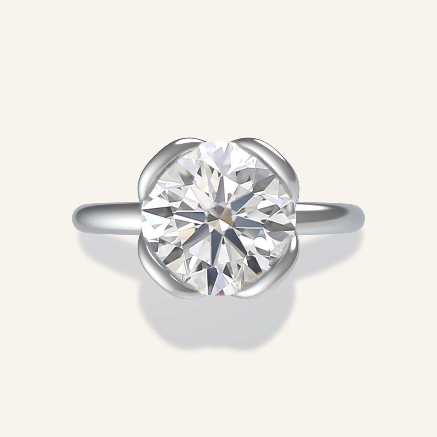 Bague ROSARIS 2 carrat  - Personnalisable