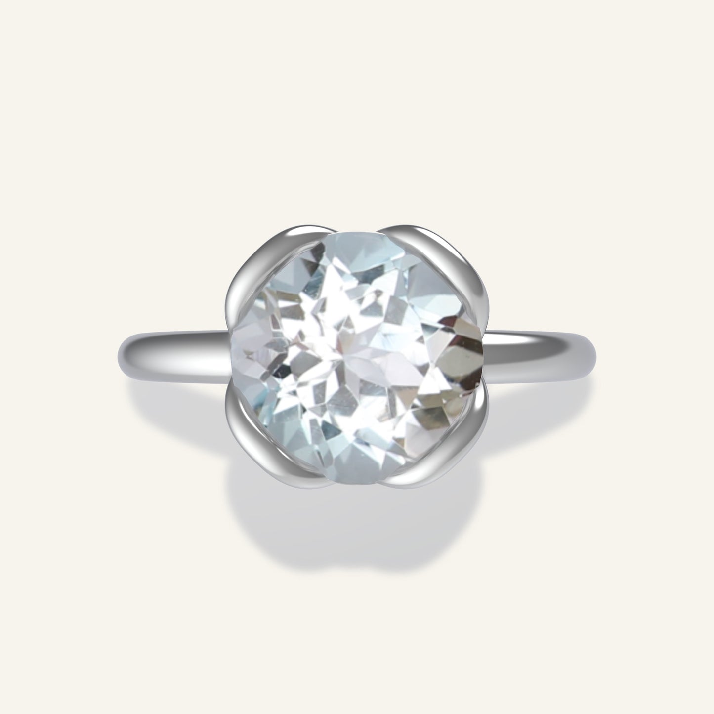 Bague ROSARIS 2 carrat  - Personnalisable