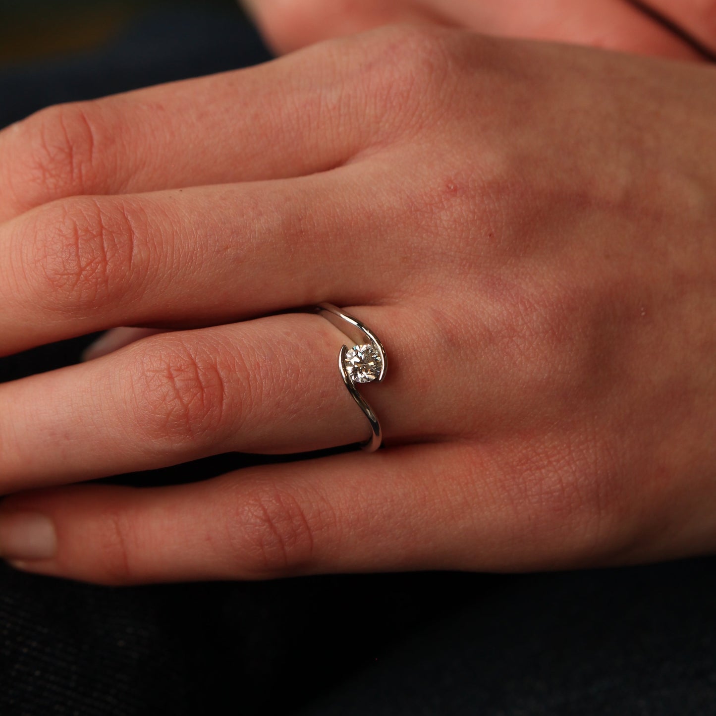 Solitaire SYRA Diamant 0,50 ct