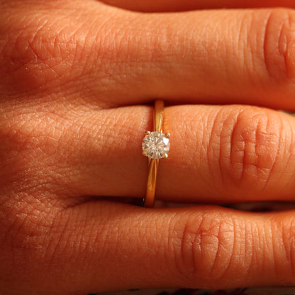Solitaire LYRA Diamant 0,50 ct