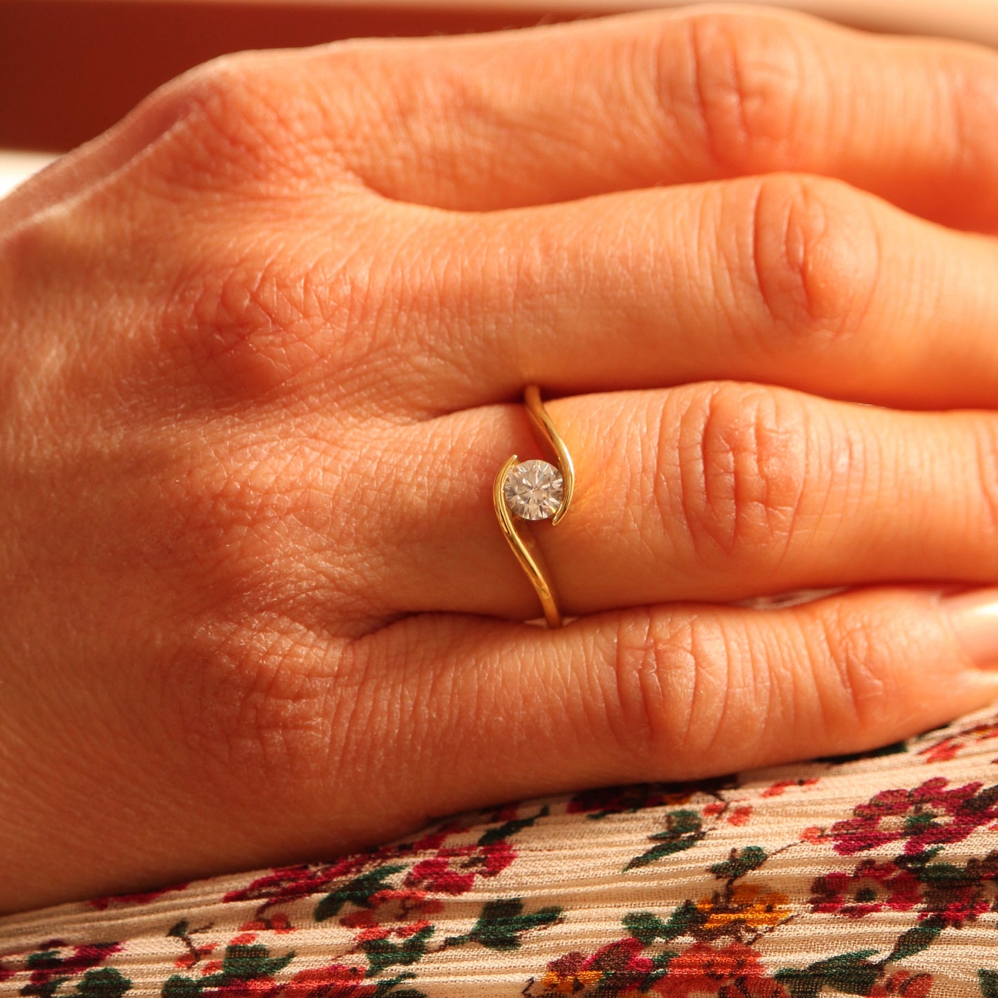 Solitaire SYRA Diamant 0,50 ct