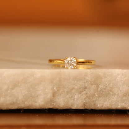 Solitaire LYRA Diamant 0,50 ct
