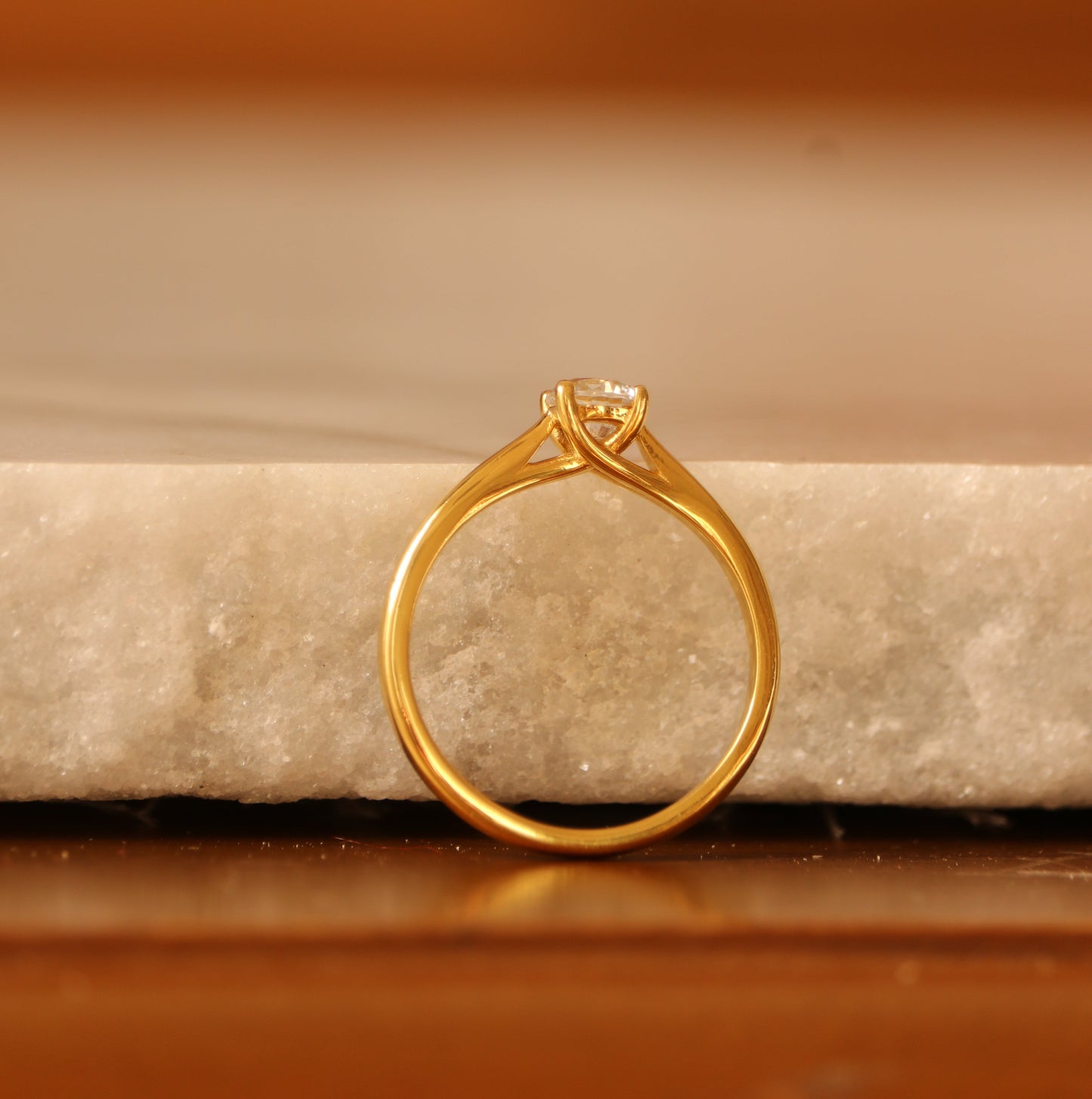 Solitaire LYRA Diamant 0,50 ct