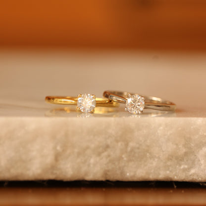 Solitaire LYRA Diamant 0,50 ct