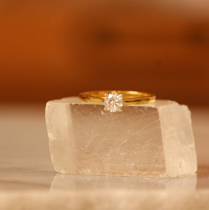 Solitaire LYRA Diamant 0,50 ct