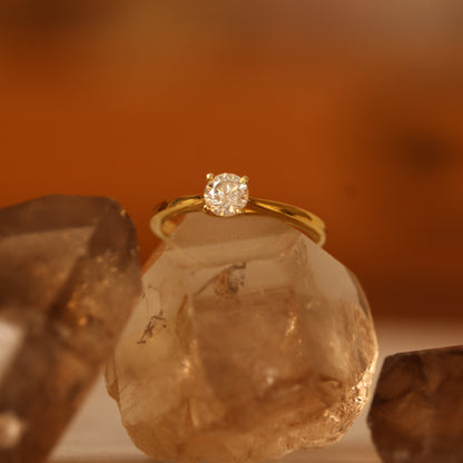Solitaire LYRA Diamant 0,50 ct