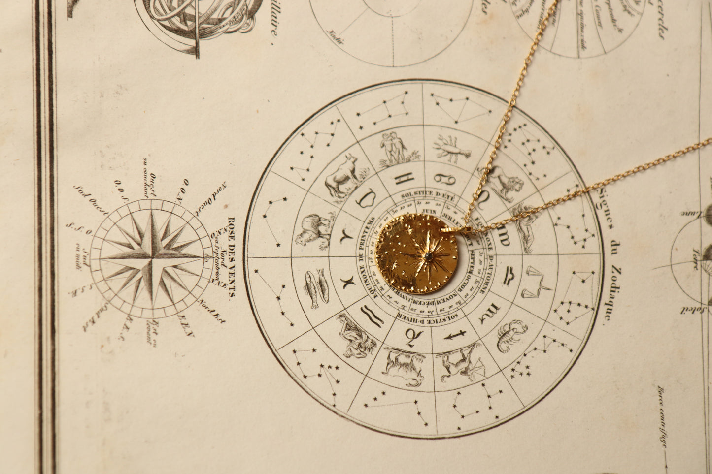 Médaille Céleste - Topaze bleu