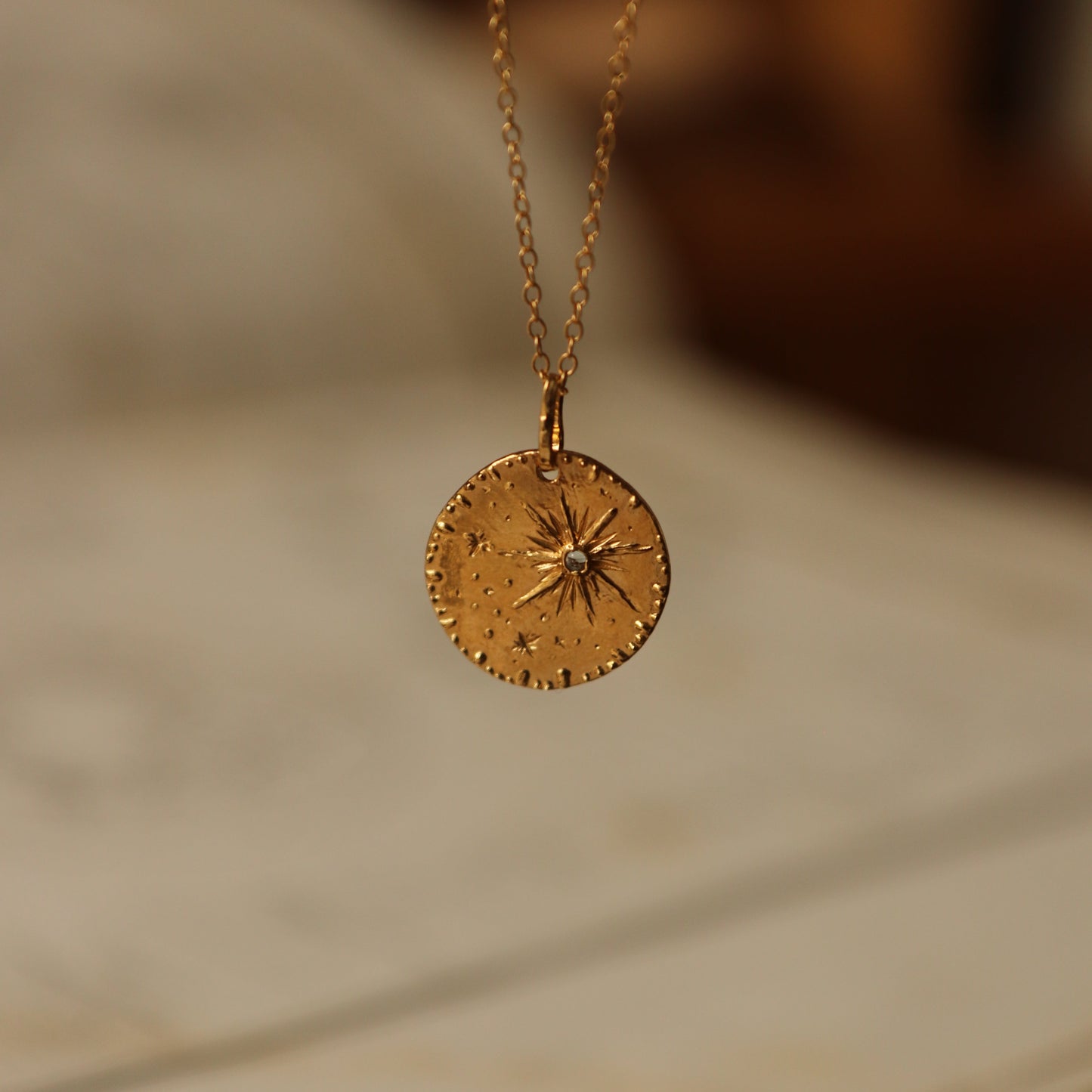 Médaille Céleste - Topaze bleu