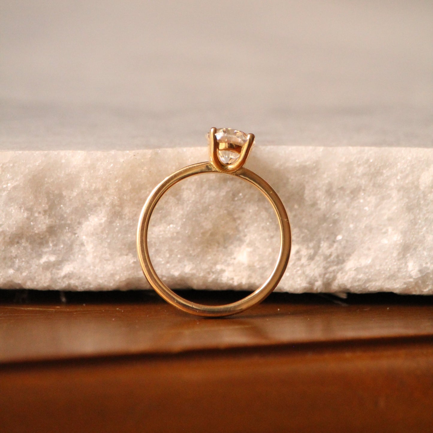 Solitaire LUCIS Diamant Ovale 1.00 ct