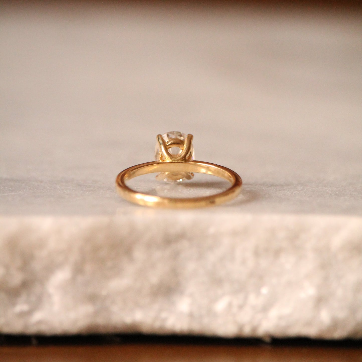 Solitaire LUCIS Diamant Ovale 1.00 ct