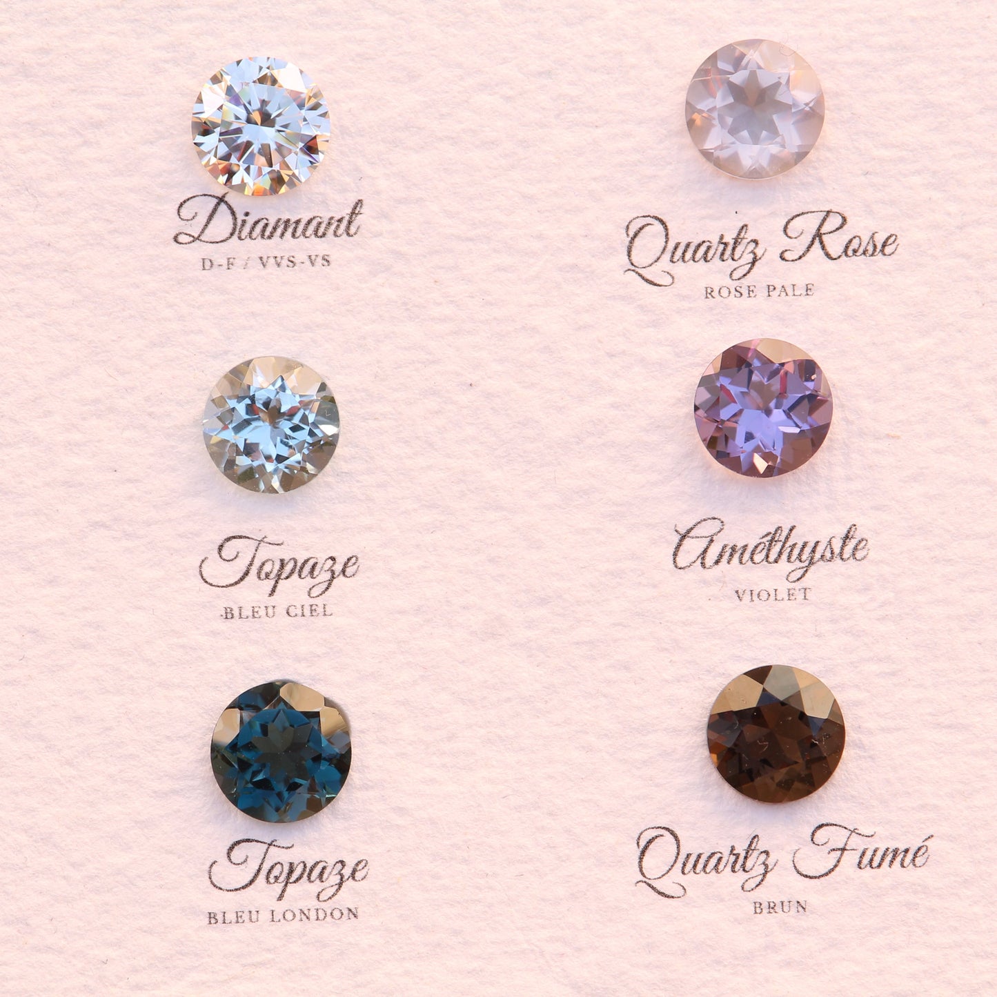 Bague ROSARIS 2 carrat  - Personnalisable