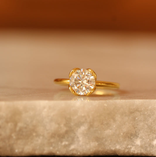 Bague ROSARIS 2 carrat  - Personnalisable