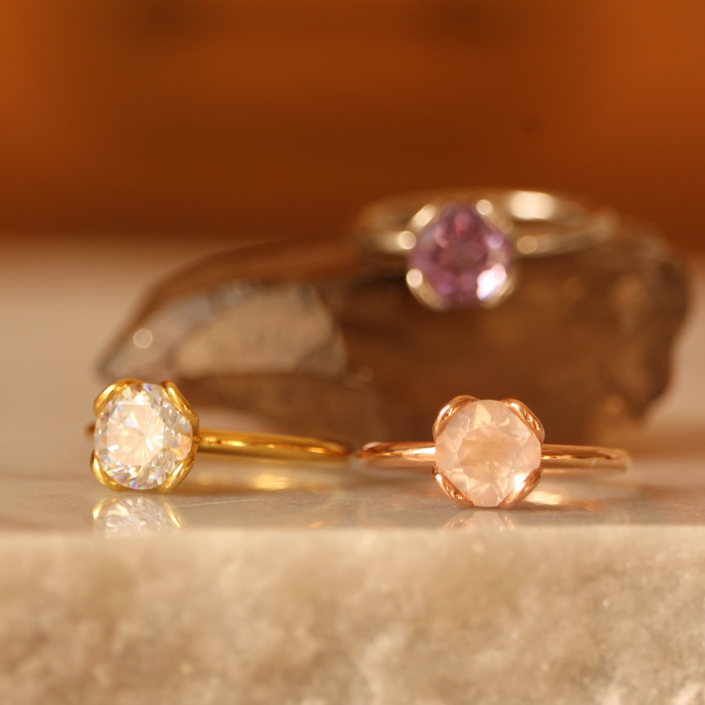 Bague ROSARIS 2 carrat  - Personnalisable