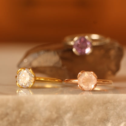 Bague ROSARIS 2 carrat  - Personnalisable