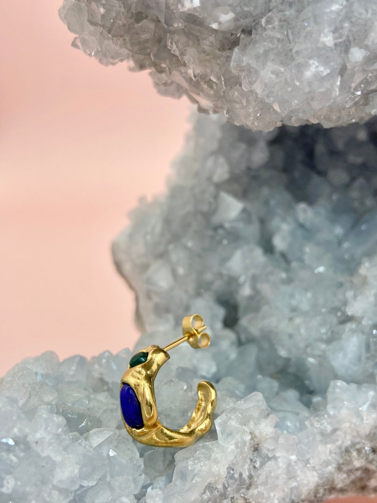Créoles CALIPSO - Lapis Lazuli