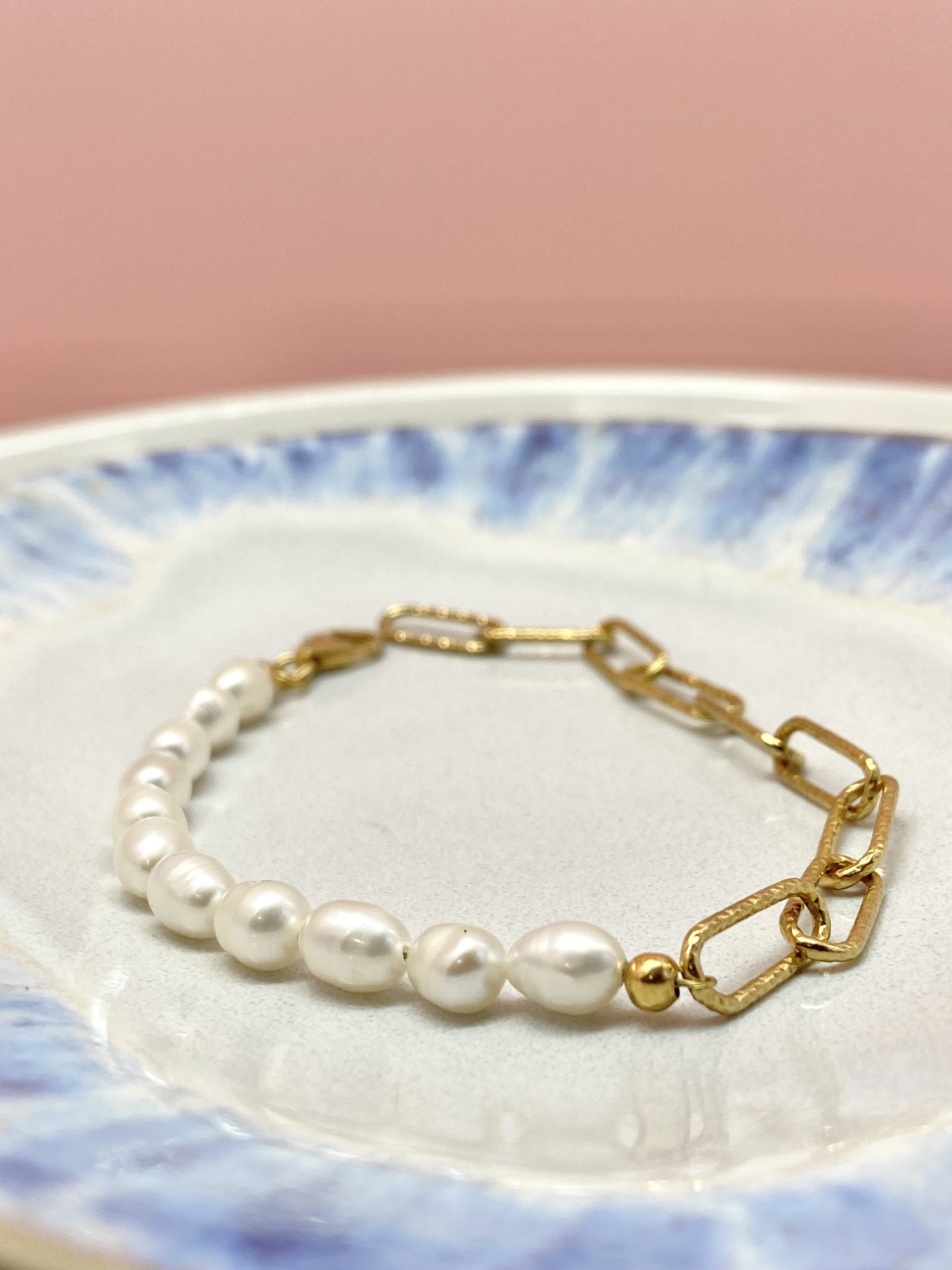 Bracelet Perles de Culture et Plaqué Or | Pico